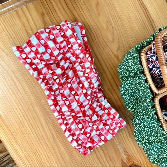 Vintage Wicker Basket Utensil Napkin Holder Picnic Outdoors 4 Handmade - Picture 9 of 9